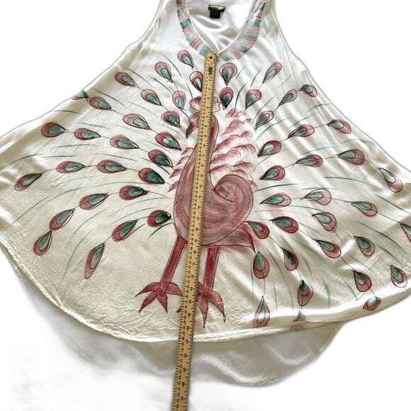 Sheer Bathing Suit Cover Up Pagoda One Size - Picture 9 of 12